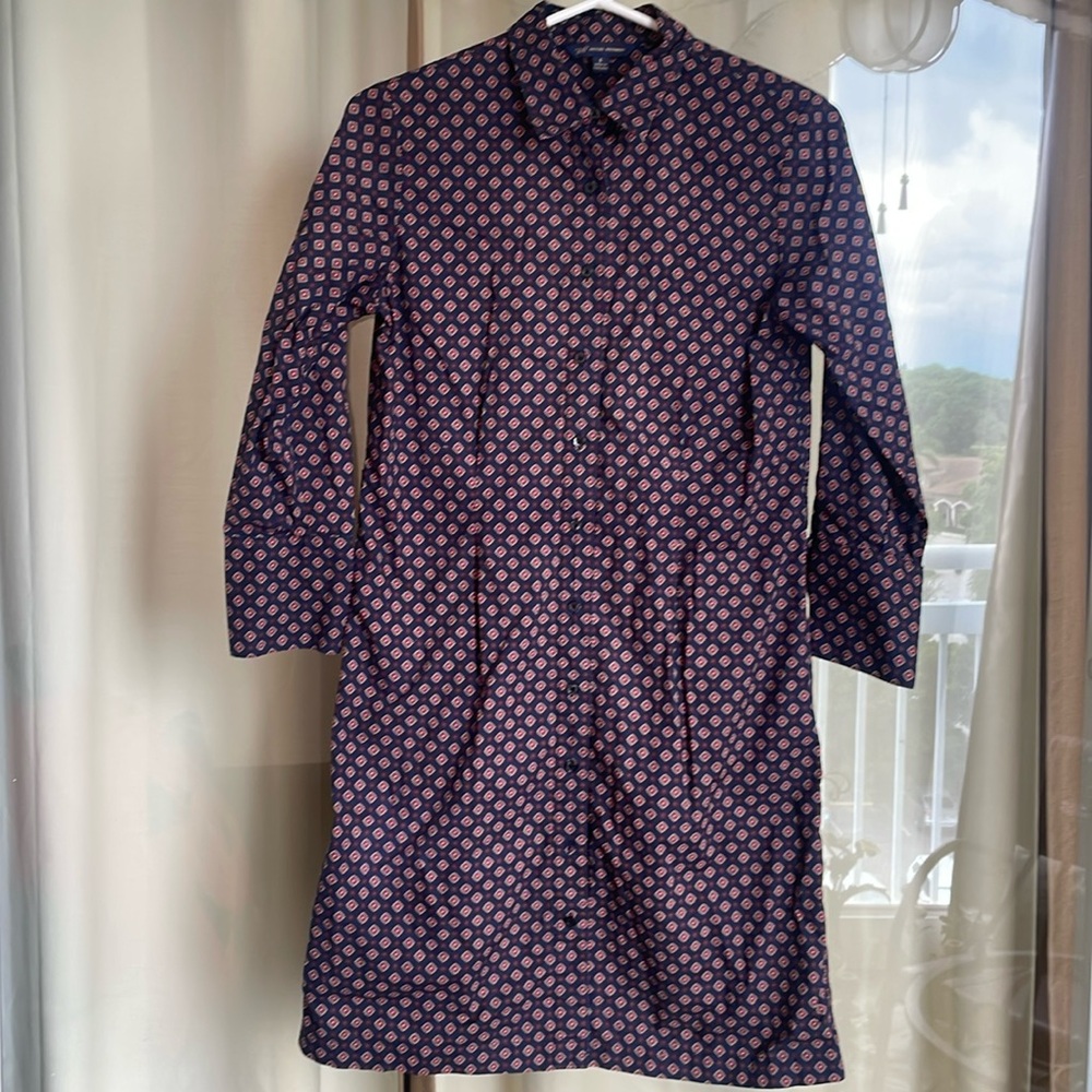 Brooks Brothers Button-down Dress Duster Size 4
